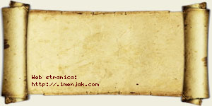 Emilija Štrbanović vizit kartica